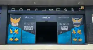Reklamne naljepnice za izlog trgovine s tiskanim vizualom – Links.hr