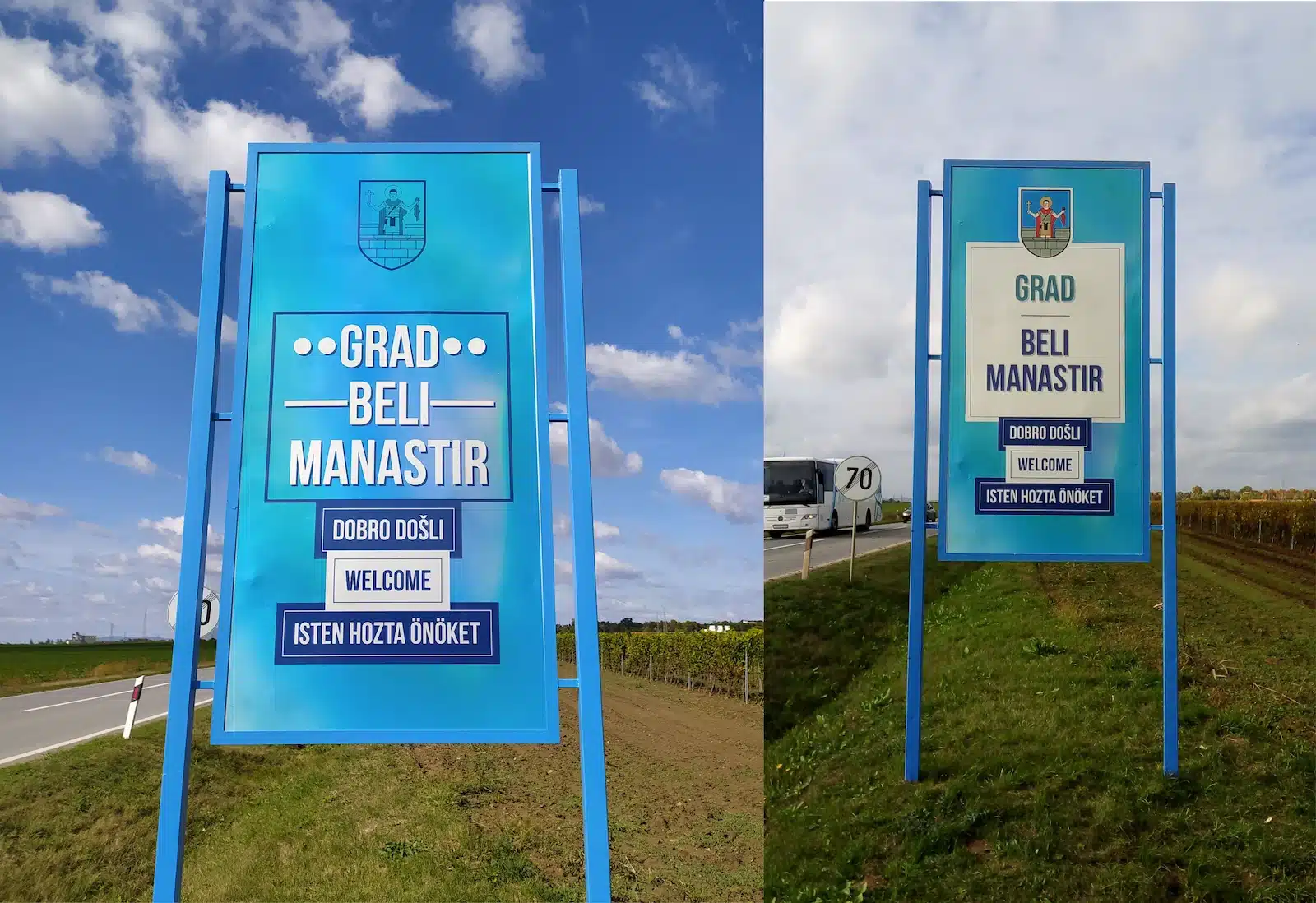Čarobni tim - montaža reklamnog panoa uz prometnicu