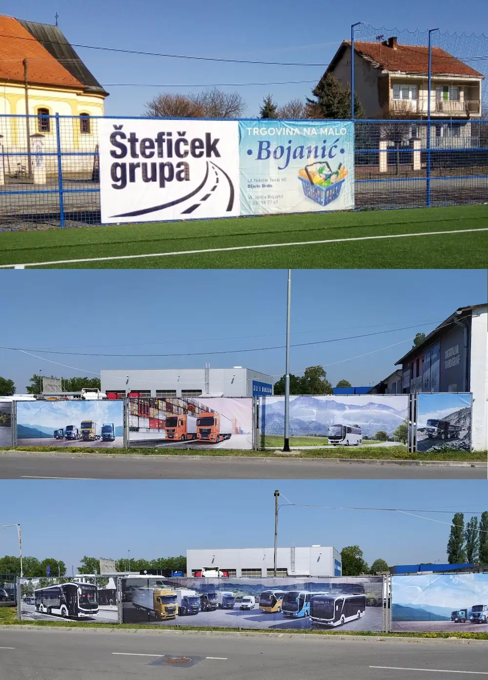 Frontlit cerada za vanjsko oglašavanje – čvrsta i postojana reklama