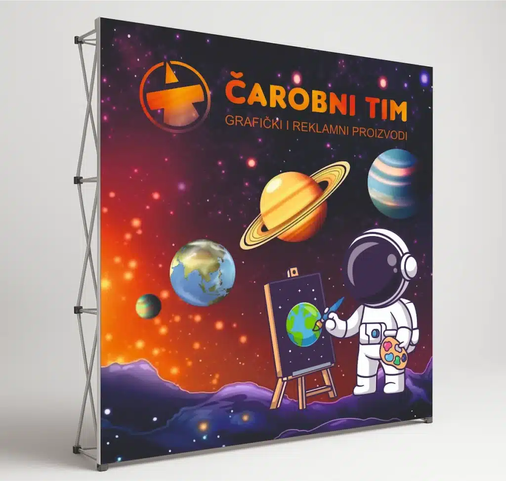 Pop up banner s personalizirani tiskom