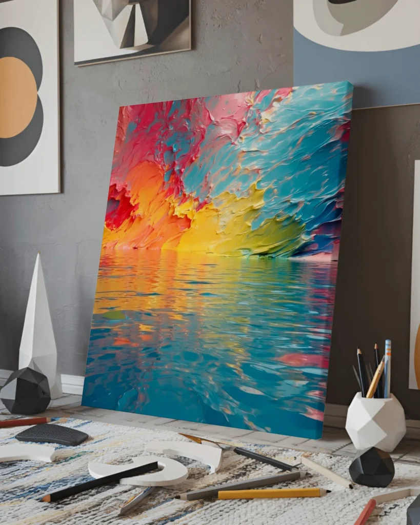 Umjetnički motiv tiskan na canvas platnu