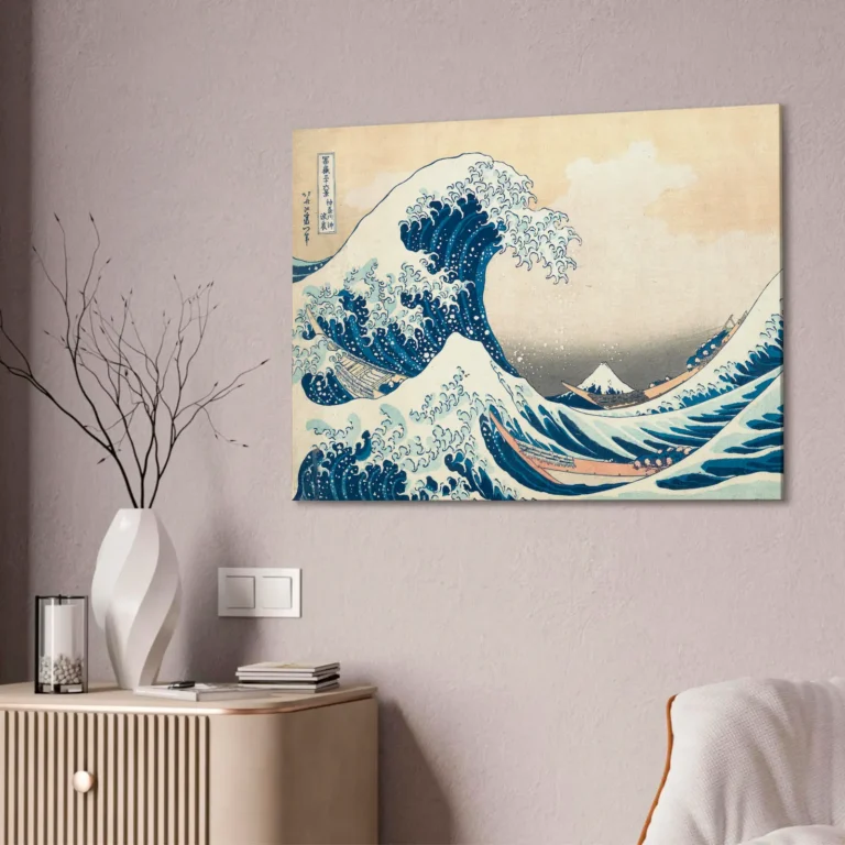 Canvas slika na platnu s motivom Hokusaijevog Velikog vala – print reprodukcije za dnevni boravak
