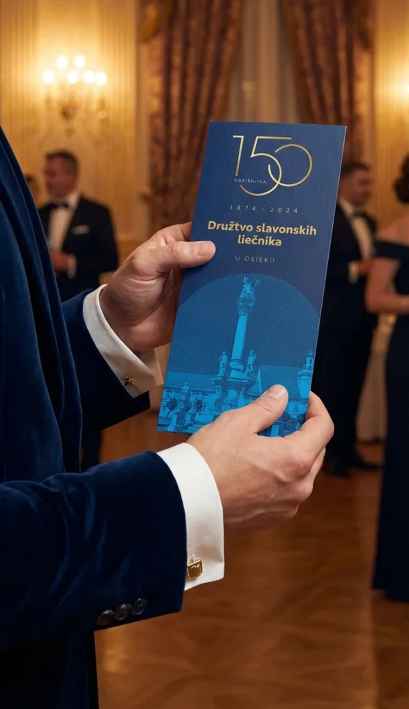 tisak brošura za svečane i poslovne događaje offset tisak visoka kvaliteta ispisa i elegantna dorada