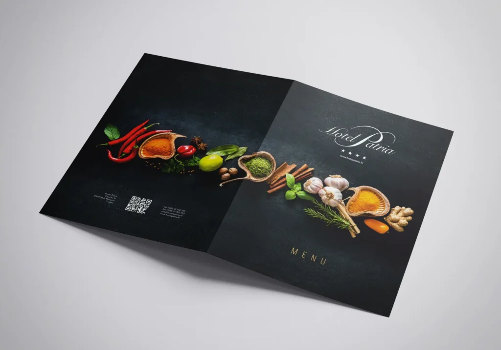 tisak brošura Osijek digitalni tisak jelovnika visoka kvaliteta i precizna dorada