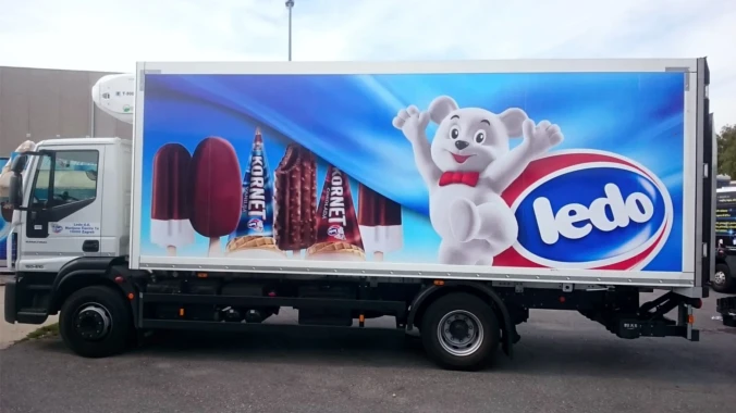 Označavanje ledo kamiona folijama