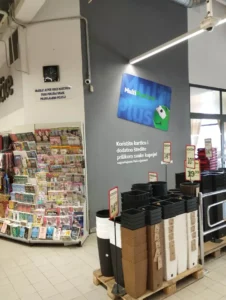 Promotivna zidna naljepnica konzum k plus