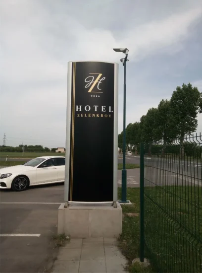 totem zelenkrov izrada i montaža